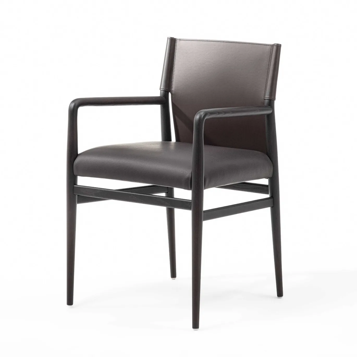 Sedia Ledermann in Pelle Marrone
