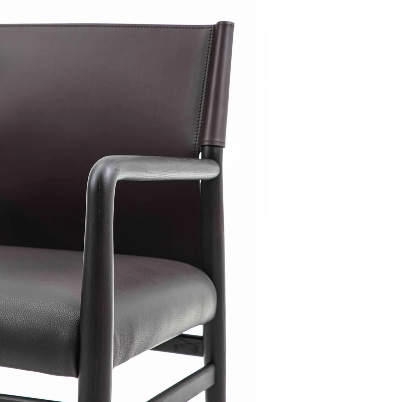 Sedia Ledermann in Pelle Marrone