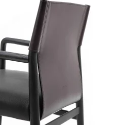 Sedia Ledermann in Pelle Marrone