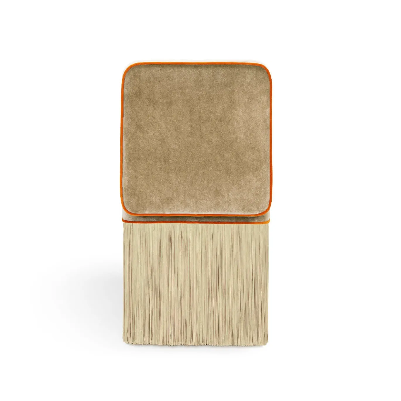 Sedia Lilli Cleo in velluto beige di Lorenza Bozzoli