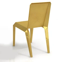 Sedia Lingotto Gold di Garilab di Piter Perbellini