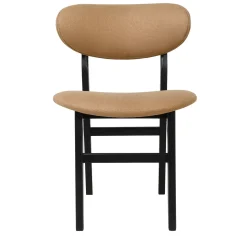 Sedia Little Inga nera e beige