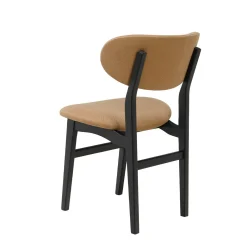 Sedia Little Inga nera e beige