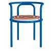Sedia Locus Solus Blue di Gae Aulenti