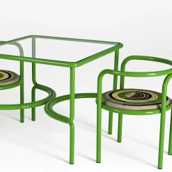 Sedia Locus Solus Green di Gae Aulenti