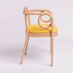 Sedia Loop in Faggio Giallo di India Mahdavi
