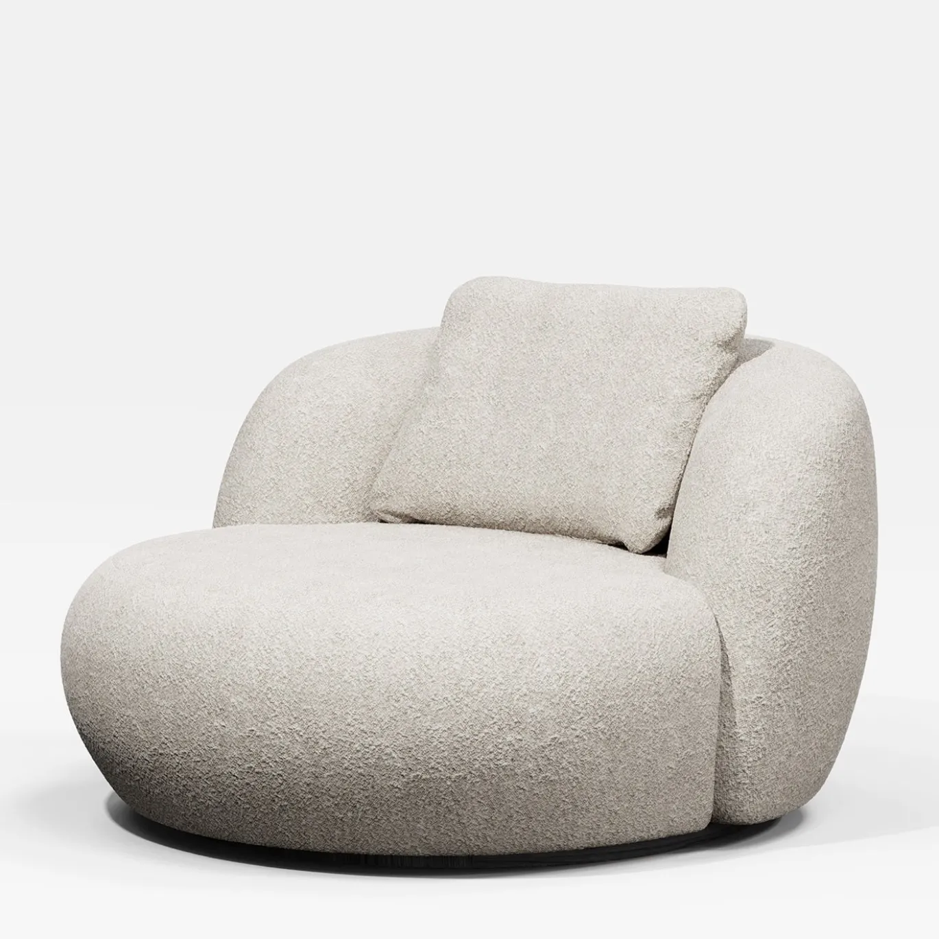 Sedia Lounge B15Z Maxi Pearl Bouclè di Artefatto Design Studio