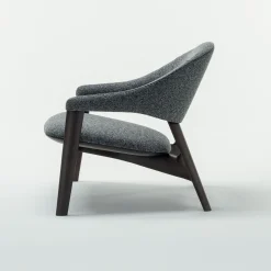Sedia Lounge Egle ED/50 069 in Frassino Grigio