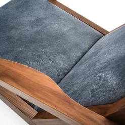 Sedia lounge grigia Gazzella