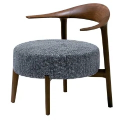Sedia lounge Ripple Gray