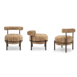 Sedia Lounge Rotonda Bonbon Beige