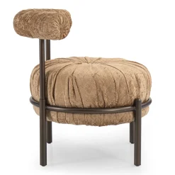 Sedia Lounge Rotonda Bonbon Beige