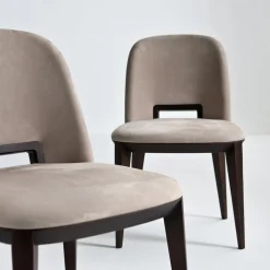 Sedia Margaret in Pelle Marrone