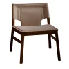 Sedia Marimba 114 con seduta in feltro beige di Emilio Nanni