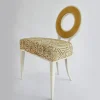 Sedia New Moon Lucida Avorio e Giallo