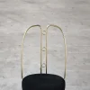 Sedia Nollie Oro e Ultrablack
