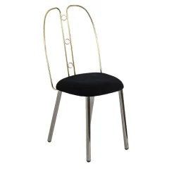 Sedia Nollie Oro e Ultrablack