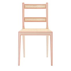 Sedia North con struttura rossa