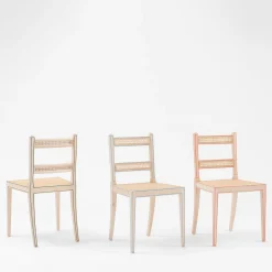 Sedia North con struttura rossa
