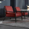 Sedia occasionale in pelle