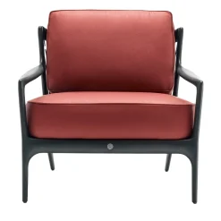 Sedia occasionale in pelle