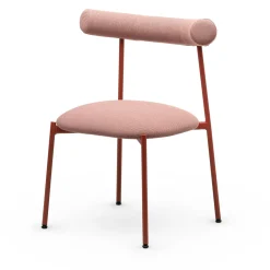 Sedia Pampa S rosa e rosso mattone di Studio Pastina
