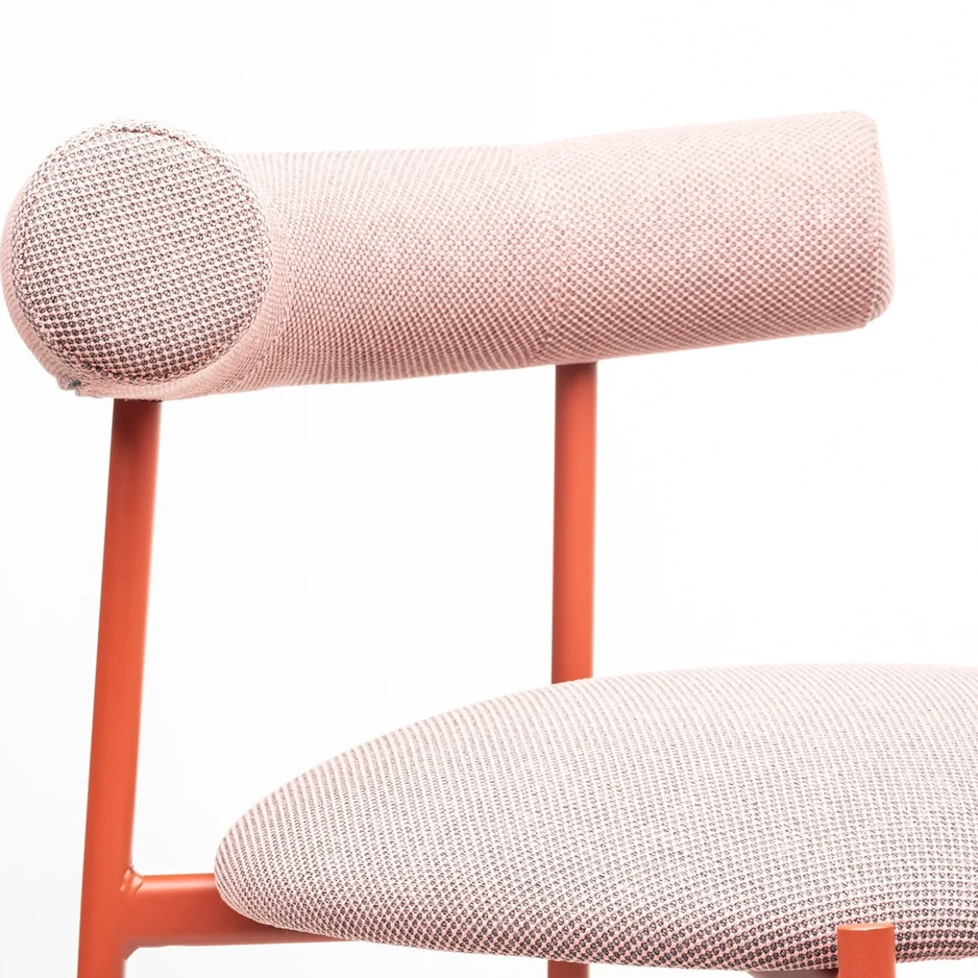 Sedia Pampa S rosa e rosso mattone di Studio Pastina