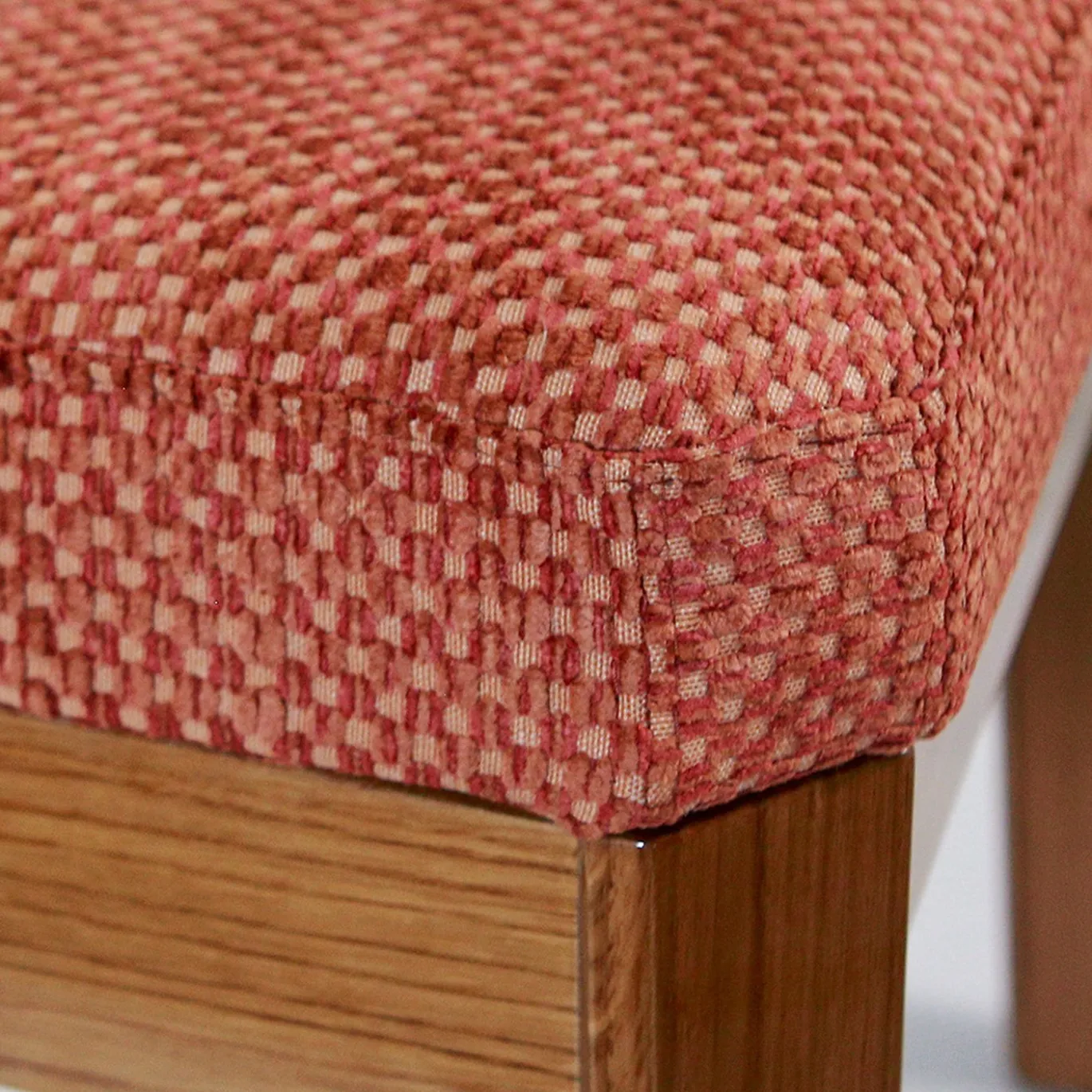 Sedia Pentagon Terracotta con Schienale in Legno Lucido