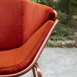 Sedia Skin Lounge Red Outdoor di Giacomo Cattani