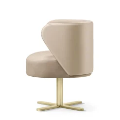 Sedia Spritz In Pelle Beige Di Lorenza Bozzoli