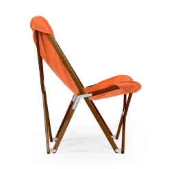 Sedia Tripolina in rosso terracotta