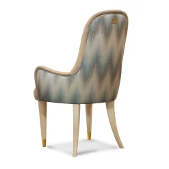 Sedia Unique in Velluto Beige #2