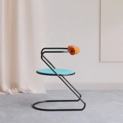 Sedia Z-Disk in Acciaio