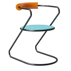 Sedia Z-Disk in Acciaio