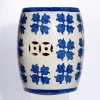 Sedile Decorativo Blue Bloom in Ceramica