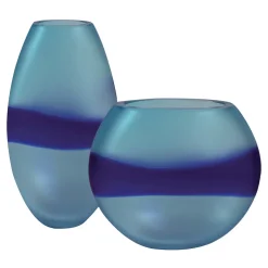 Segretissimi Set di due vasi blu e acquamarina