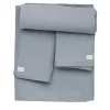 Set copripiumino Memoria in cotone biologico azzurro