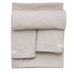 Set copripiumino Memoria in cotone organico beige