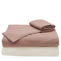 Set da letto estivo rosa vintage