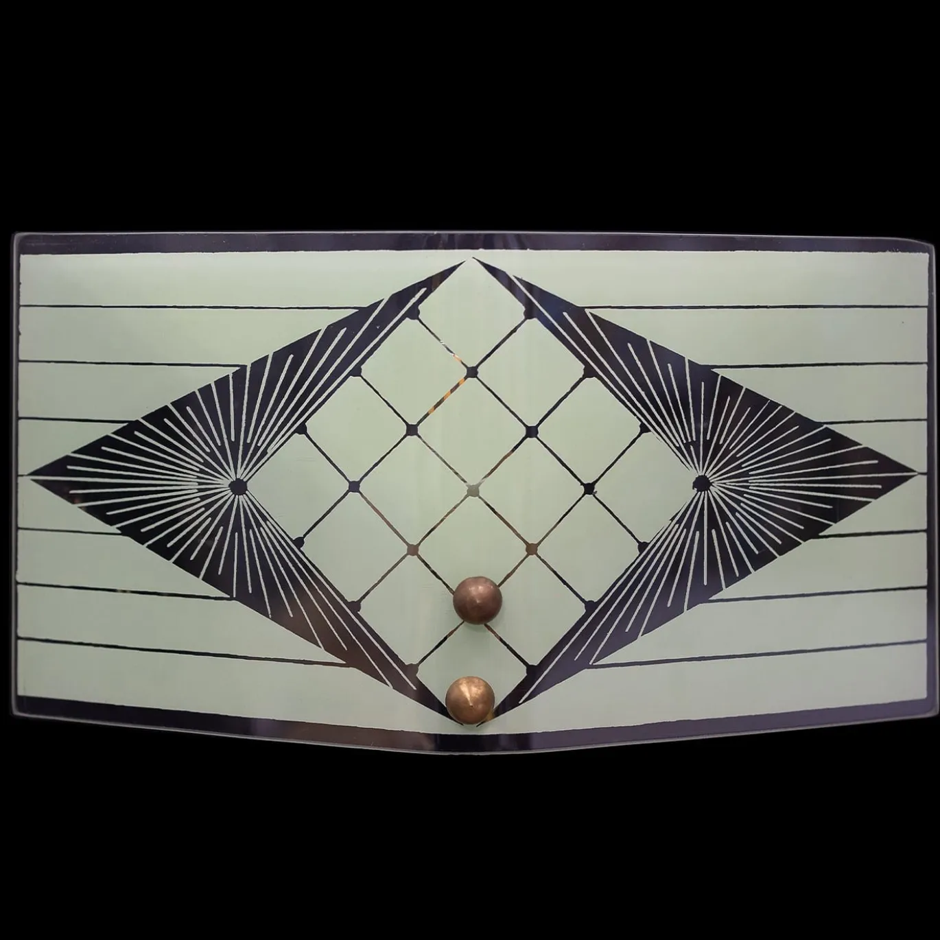 Set di 2 applique in vetro beige