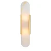 Set di 2 Applique Metropolitan a 2 Luci in Onice Bianco