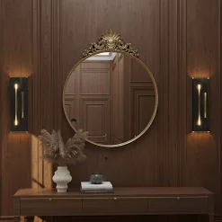 Set di 2 Appliques da Parete Lama di Luce in Bronzo
