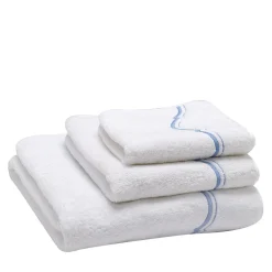Set di asciugamani da bagno bianchi Oriente