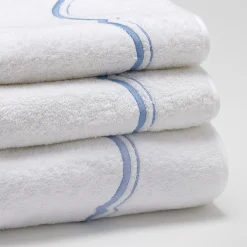 Set di asciugamani da bagno bianchi Oriente