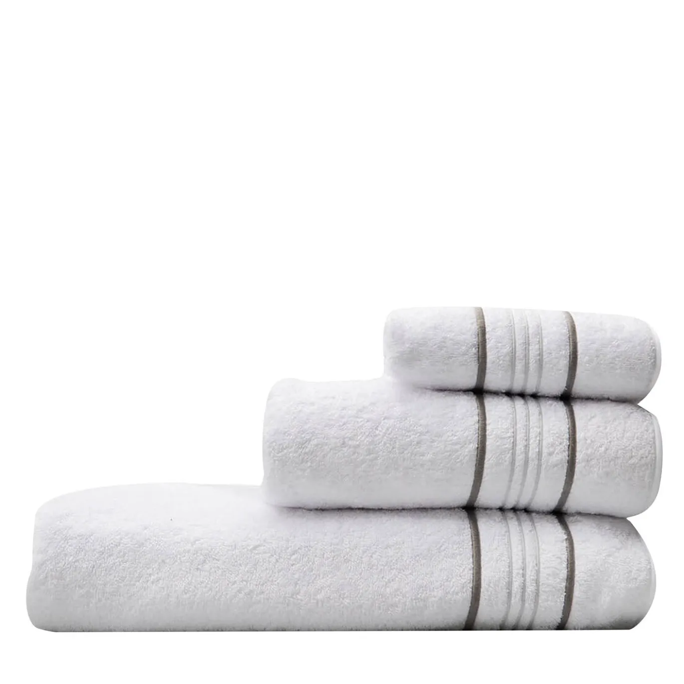 Set di asciugamani da bagno Bourdon bianchi