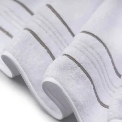Set di asciugamani da bagno Bourdon bianchi