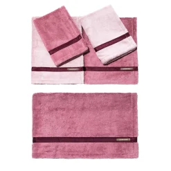Set di asciugamani da bagno grandi - Rosa cipria antico