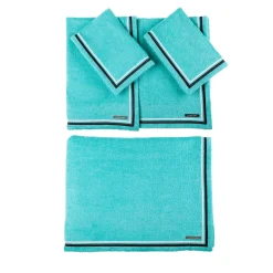 Set di asciugamani grandi - verde acqua