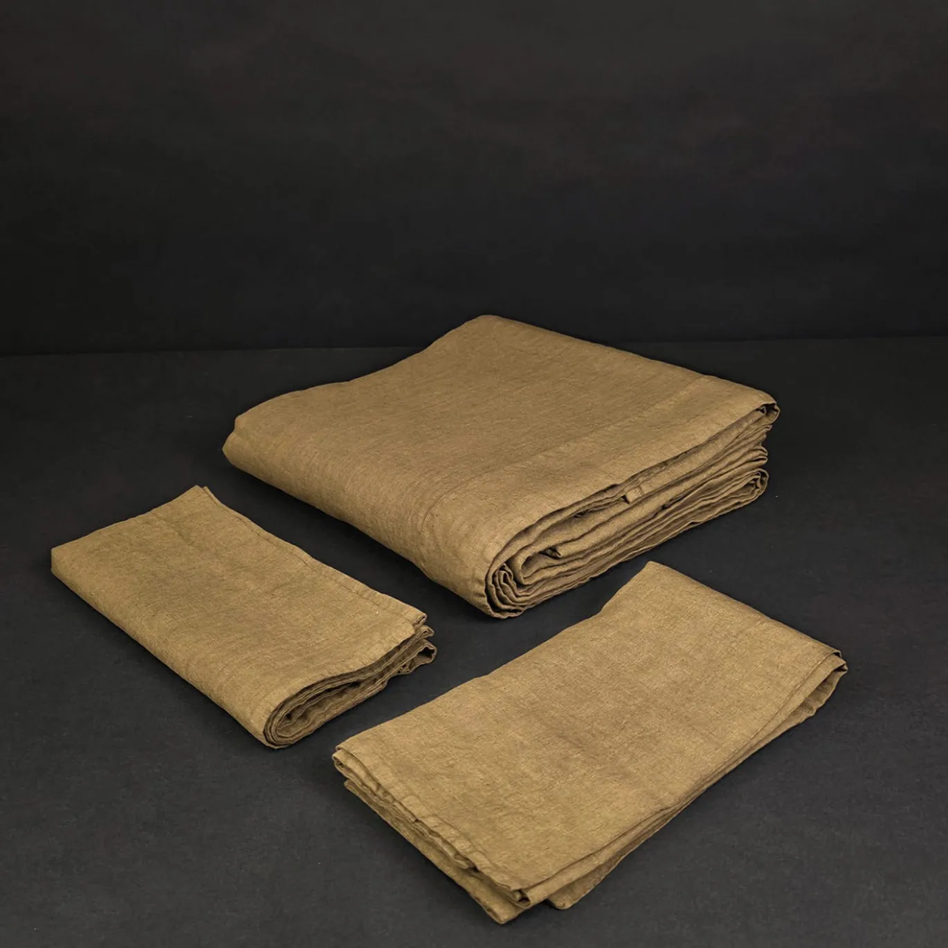 Set di biancheria da letto Clay in lino puro