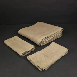 Set di biancheria da letto Dune Beige in lino puro